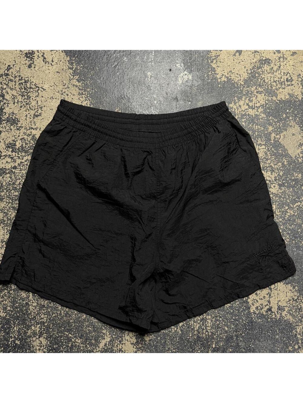 Vintage 90’s Reebok Black Nylon Shorts